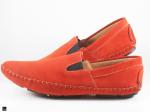 Orange half shoes - 6