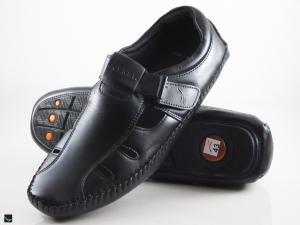 Men's formal leather stylish black shoes