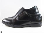Shiny black forma leather shoes - 5