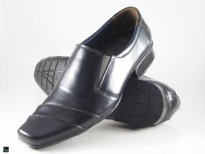 Daily wear office black cut shoes