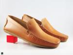 Elegant Tan drive-in loafers - 5