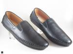 Black casual loafers - 1