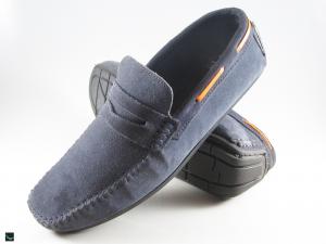 Suede moccasin  with lace type for men