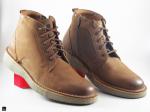 Men's formal leather attractive boots shoes - 1