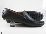 Stylish black softy loafer with black button sole - 4