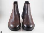 Men's leather trendy boots shoes - 4