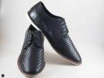 Men's casual leather loafers - 3