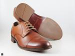 Men's formal brown shoes - 1