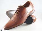 Trendy Pointed Toe cut Tan Formal shoes - 1