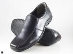 Daily wear office black cut shoes - 1