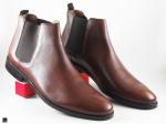 Men's formal leather boots - 2