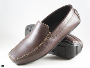Mens Stylish Brown Leather Loafers