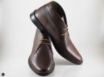 Men's attractive formal leather boots - 5