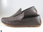 Suede loafers in black for men - 5