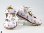 Butterfly printed kids shoes in unique white - 1