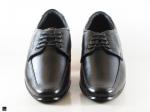 Men's formal leather black shoes - 2