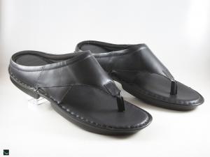 Thong strap black  sandals for mens