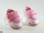 Dotted stylish shoes for kids in pink - 2
