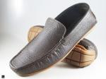 Suede loafers in black for men - 1
