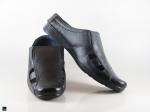 Men's formal leather black shoes - 2