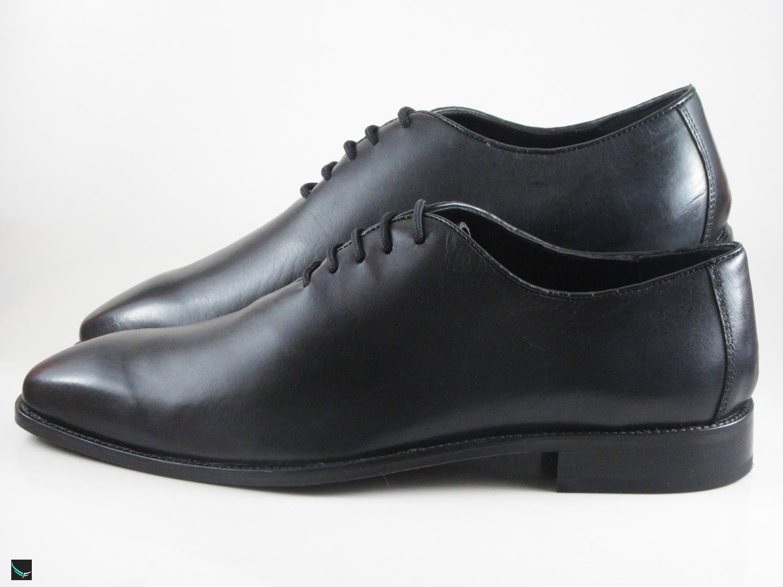 Men's Formal Leather Black Oxford Shoes 3708 Leather Collections On