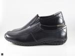Daily wear office black cut shoes - 5