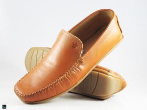 Elegant Tan drive-in loafers