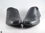 Men's black formal loafers shoes - 2
