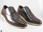 Stylish casual shoe with eva white sole - 1