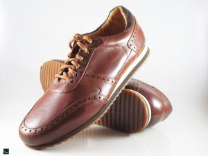 Ruf n tuf brown leather casual shoes