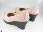 Heel type sandals in light pink - 2