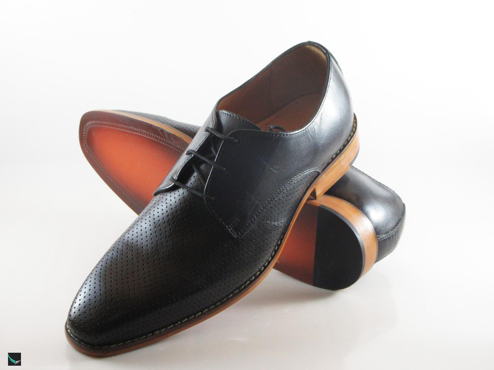 shining black formal shoes