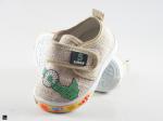 Embroidery Toe with mesh for kids in Beige - 3