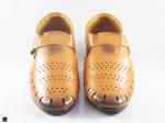 Punches sandal type Slip-on in Tan - 4