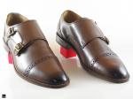 Men's formal leather stylish shoes - 1