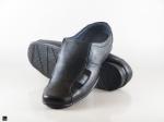 Men's formal leather black shoes - 1
