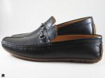 Styling black softy loafer with buckle - 5