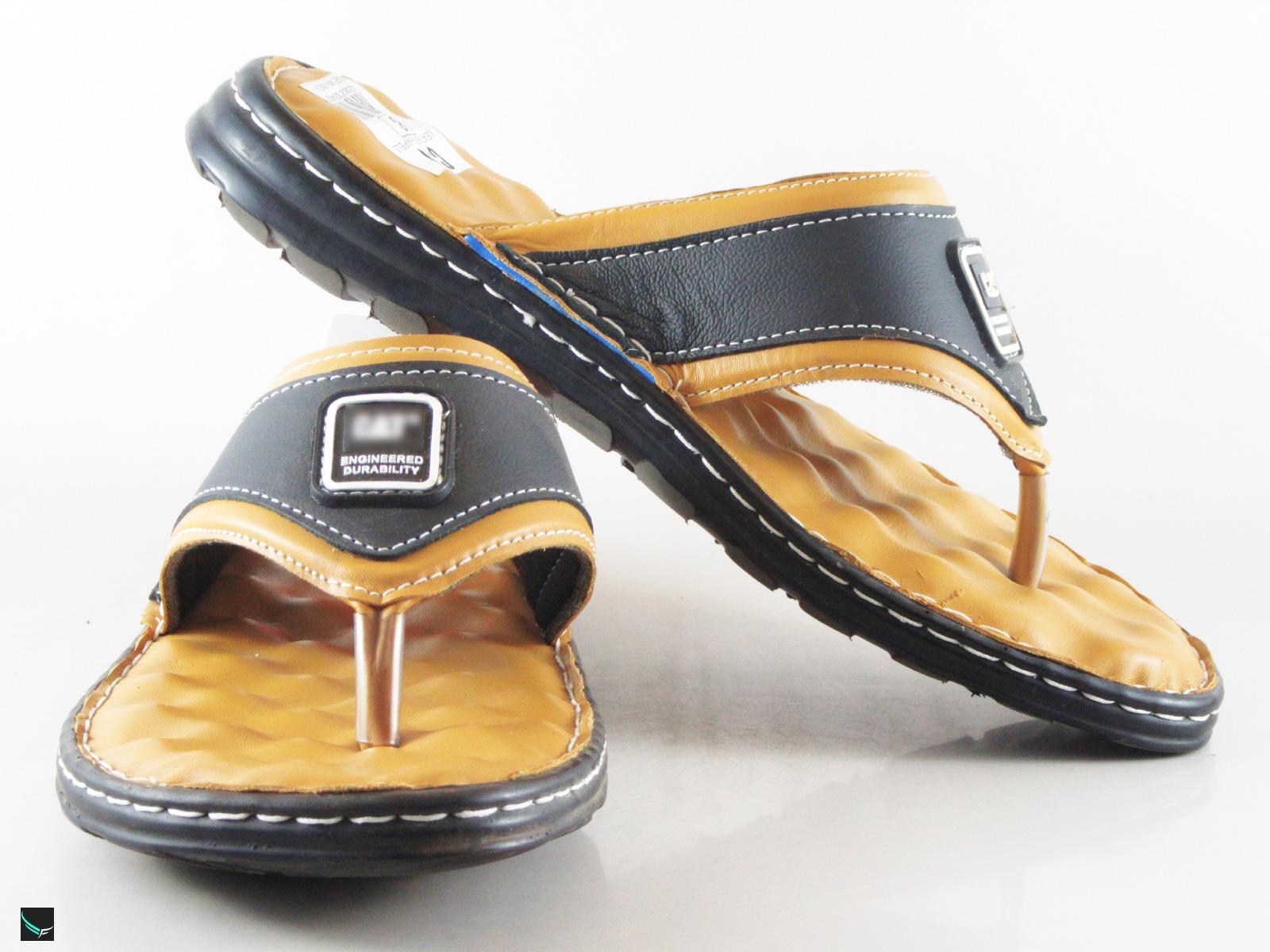 Men's Leather Slippers - 3567 - Leather Collections On Frostfreak.com