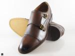 Men's formal leather stylish shoes - 5