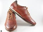 Ruf n tuf brown leather casual shoes - 4
