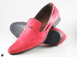 Ethnic wear occasional red shoes