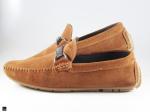 Buckle type loafers in Tan - 5