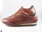 Ruf n tuf brown leather casual shoes - 5