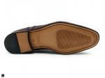 Choco Brown Premium Leather Oxford Toe Cap Brogues. - 3