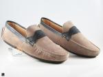 Handstitched Moccasin in suede grey - 2