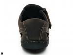 Mens slipper shoes In Brown Oil-Pullup - 6