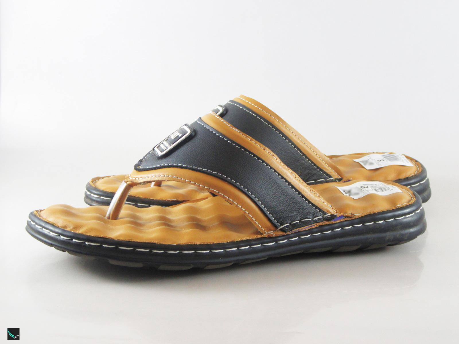 Men's Leather Slippers - 3567 - Leather Collections On Frostfreak.com