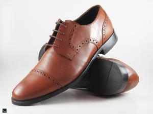 Brown formal office shoes