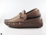 Brown loafer with metal saddle - 5