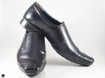Daily wear office black cut shoes - 4
